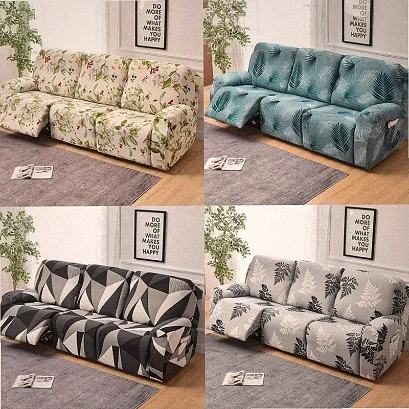 1/2/3 Seater Spandex Recliner Sofa Cover Protector for Living Room ArmchairCover