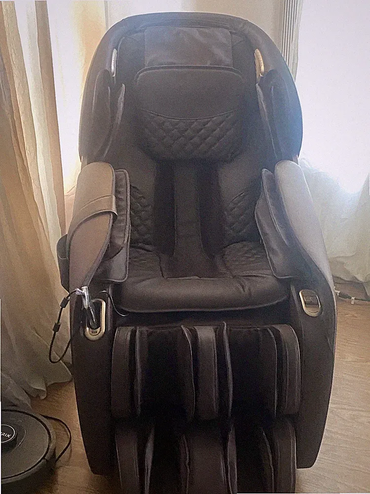 Black Electric Massage Recliner Chair with Arm and Leg/Foot Massager