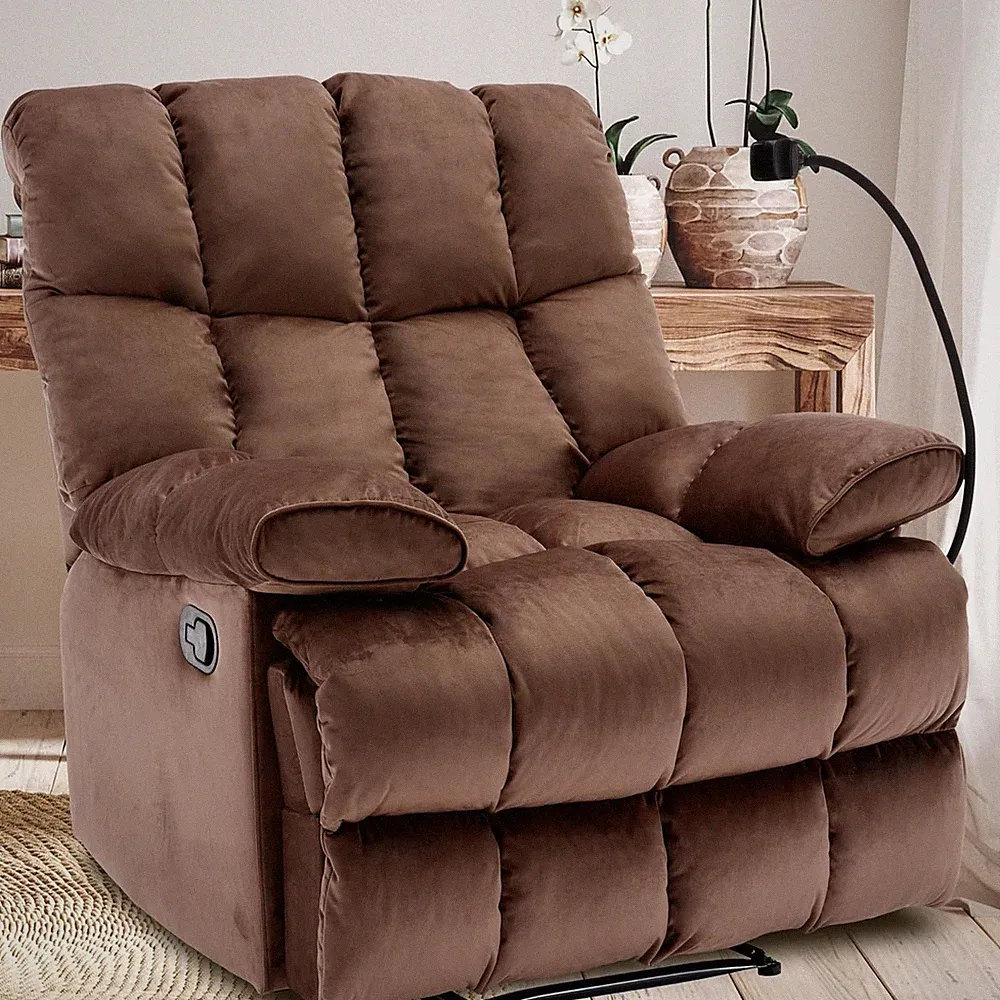 Extra Wide Oversized Recliner Chair for Big & Tall Adults, 400LBS Capacity