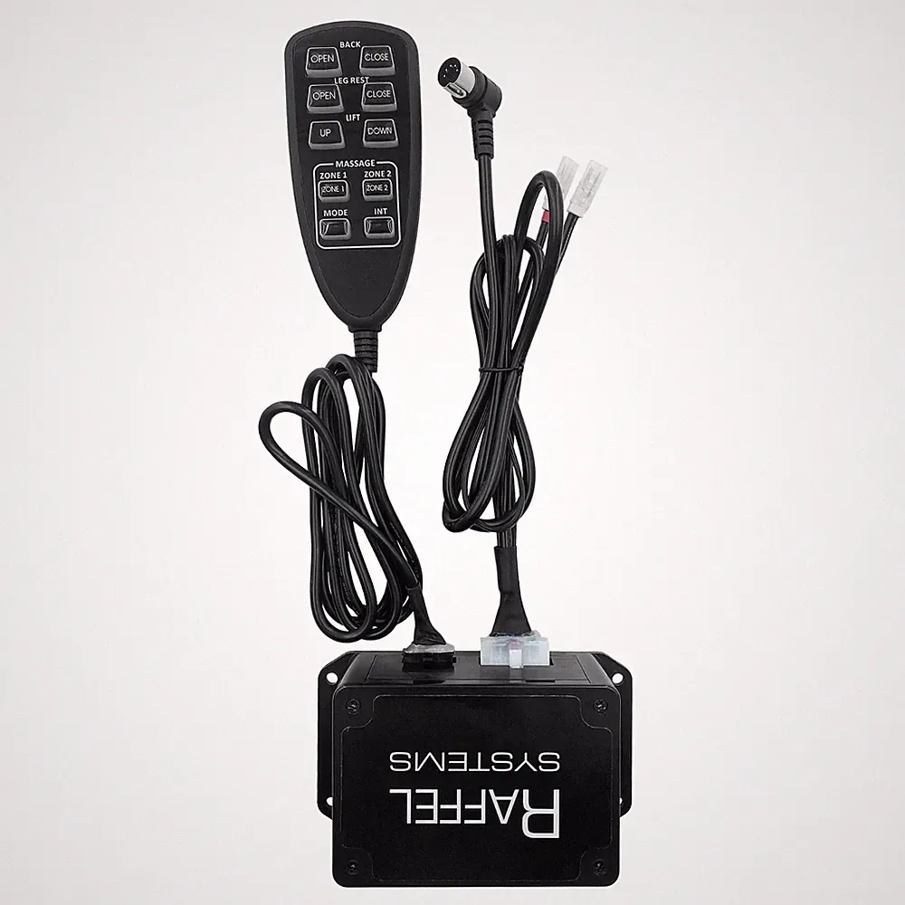 Power Recliner 10 Button Remote Raffel System HC 2R2B 02 with Junction Box Combo